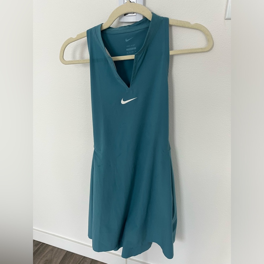 Nike Teal Athletic Dress with White Swoosh